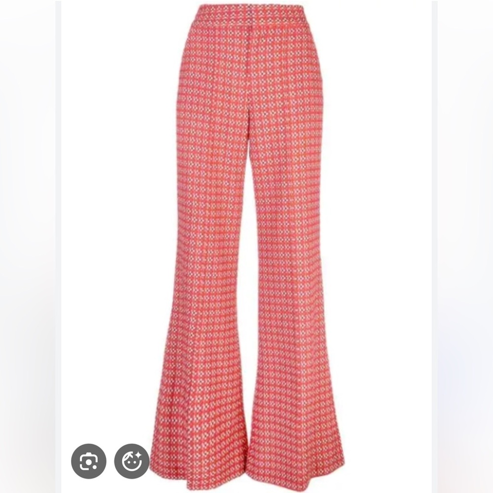 Alice + Olivia Red Polka Pants